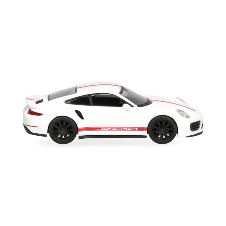 Herpa Porsche 911 (991) Turbo carrarahvid – produktbillede 3
