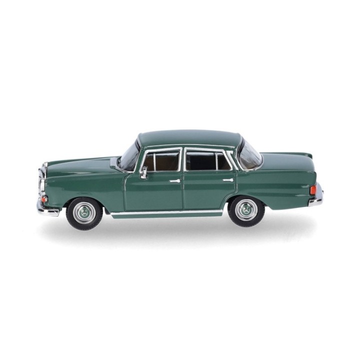 Herpa Mercedes-Benz 200 Heckflosse moosgrøn – produktbillede 4