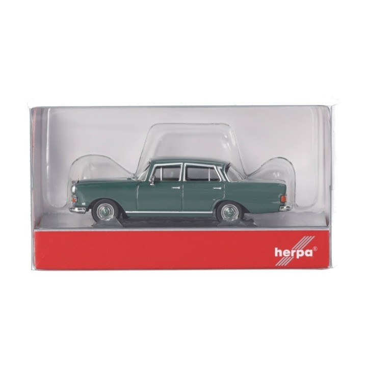 Herpa Mercedes-Benz 200 Heckflosse moosgrøn – produktbillede 5
