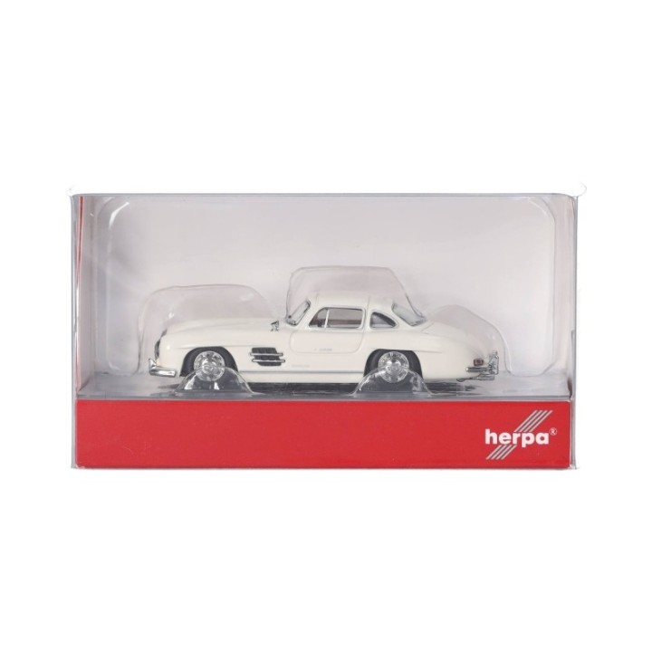 Herpa Mercedes-Benz 300 SL Flügeltürer hvid – produktbillede 5