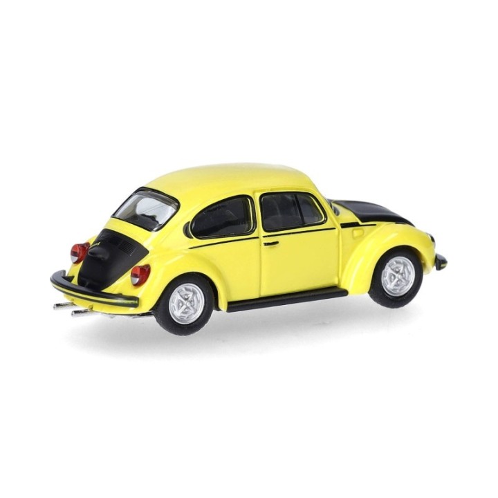 Herpa VW Käfer 1303 Der gul-sorte Renner – produktbillede 2