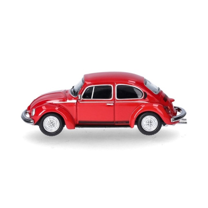 Herpa VW Käfer 1303 CITY ibizarød – produktbillede 4