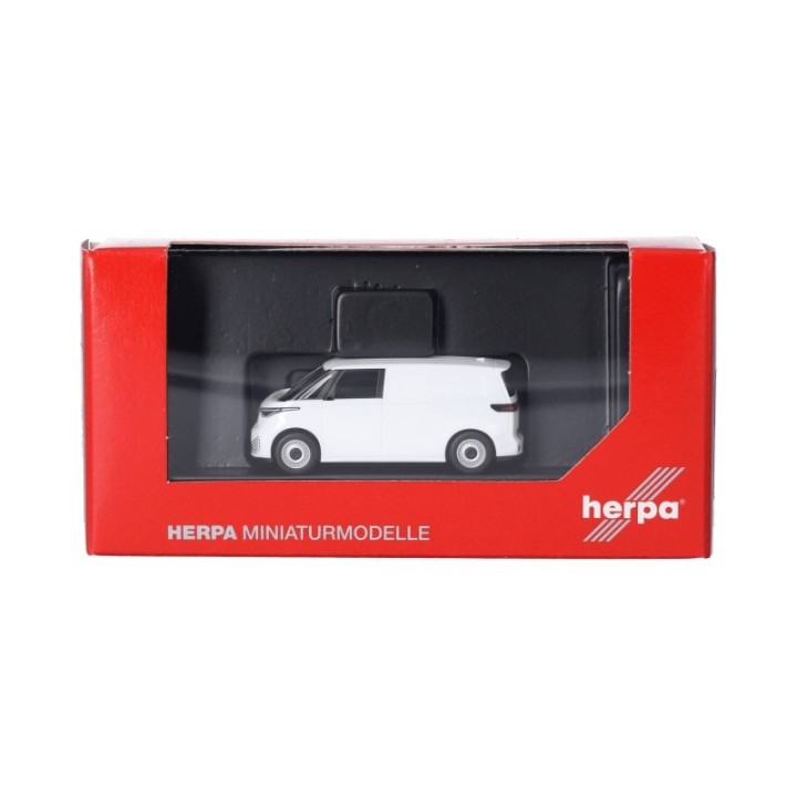 Herpa VW ID. Buzz Cargo Candy hvid – produktbillede 5