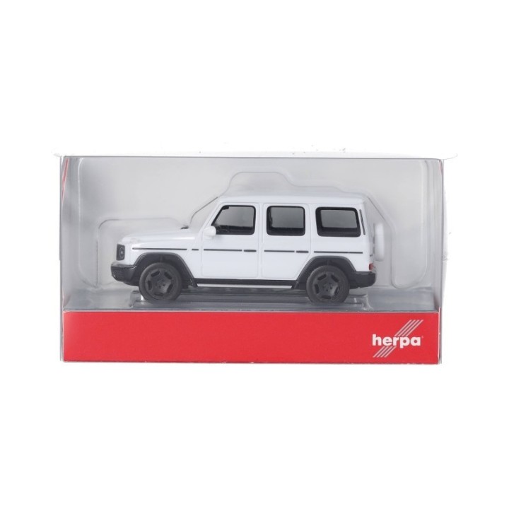 Herpa Mercedes-Benz G 580 mit EQ-Technologie (N465) hvid – produktbillede 5