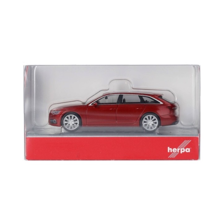 Herpa Audi A6 Avant Tangorød Metallic – produktbillede 5