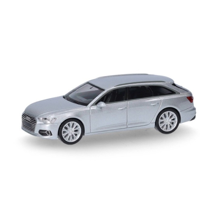 Herpa Audi A6 Avant eissølv
