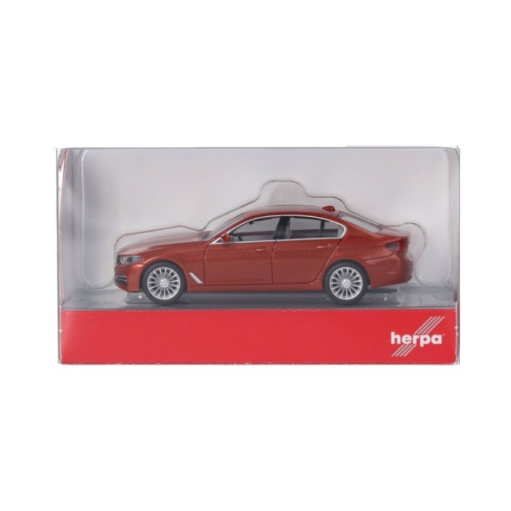 Herpa BMW 5er (G30) Limousine valenciaorange – produktbillede 7