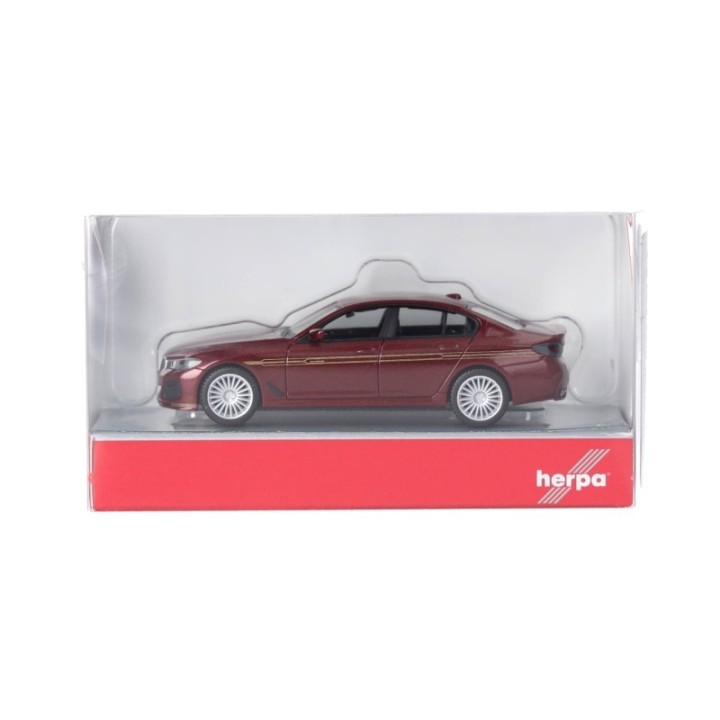 Herpa BMW Alpina B5 Limousine montegi rød – produktbillede 5