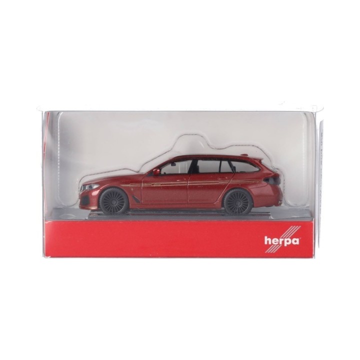 Herpa BMW Alpina B5 Touring fire red Metallic – produktbillede 5
