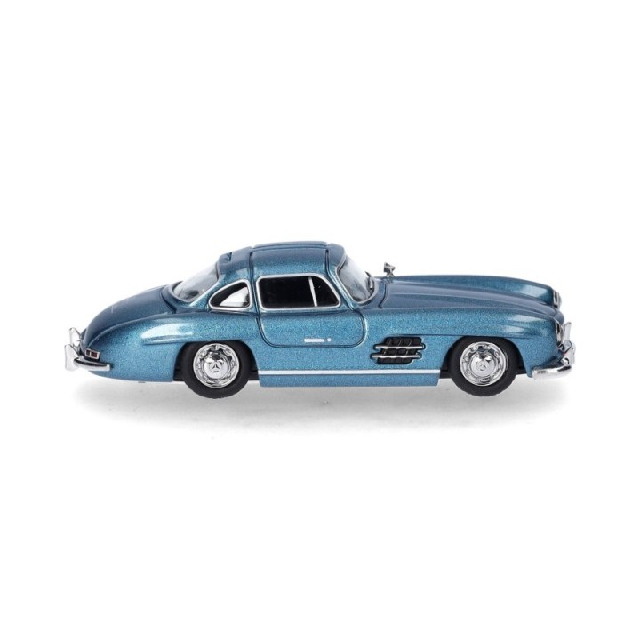 Herpa Mercedes-Benz 300 SL Flügeltürer hellblåmetallic – produktbillede 3