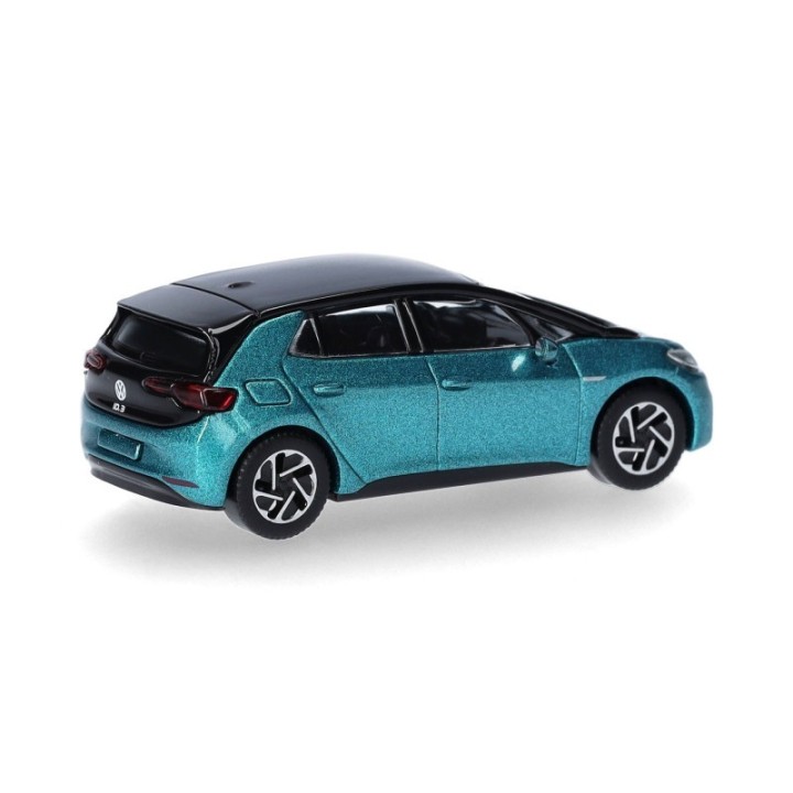 Herpa VW ID. 3 makena-türkis metallic (Dach sort) – produktbillede 2