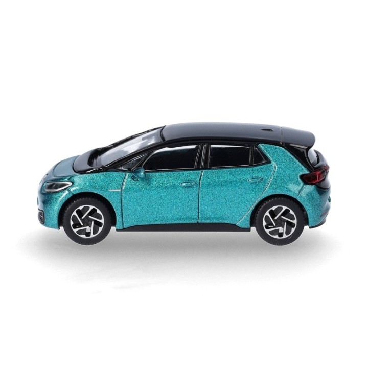 Herpa VW ID. 3 makena-türkis metallic (Dach sort) – produktbillede 4