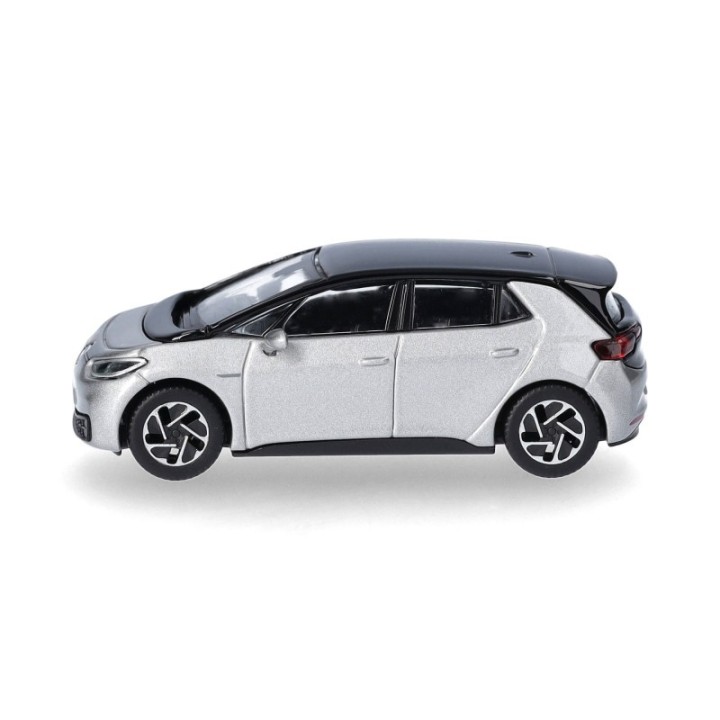 Herpa VW ID. 3 scale silver metallic – produktbillede 4
