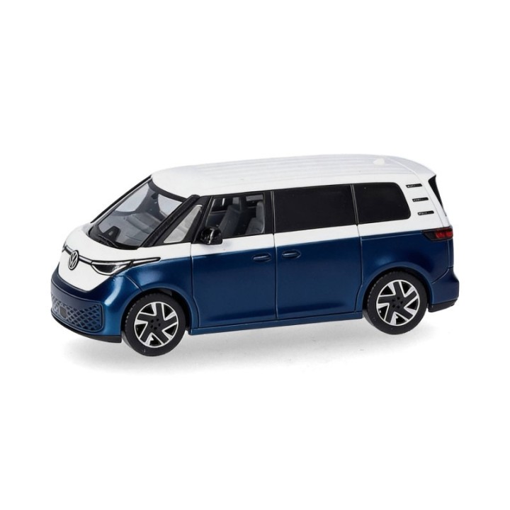 Herpa VW ID. Buzz People Bi-color Candy hvid - blå Metallic
