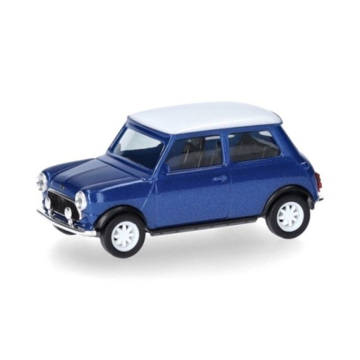 Herpa Mini Cooper Rechtslenker thaiti blue