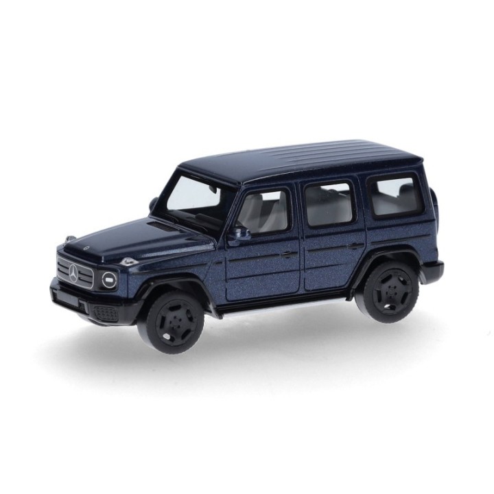 Herpa Mercedes-Benz G 580 mit EQ-Technologie (N465) sodalitblåmetallic