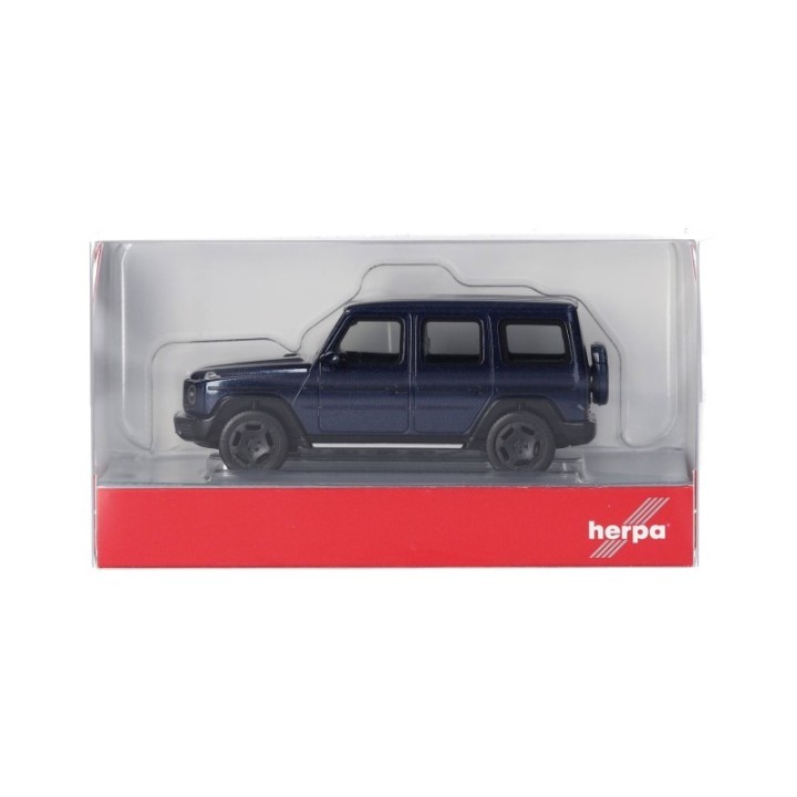 Herpa Mercedes-Benz G 580 mit EQ-Technologie (N465) sodalitblåmetallic – produktbillede 5