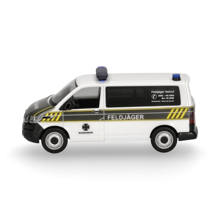Herpa VW T6.1 Bus Feldjäger hvid – produktbillede 4