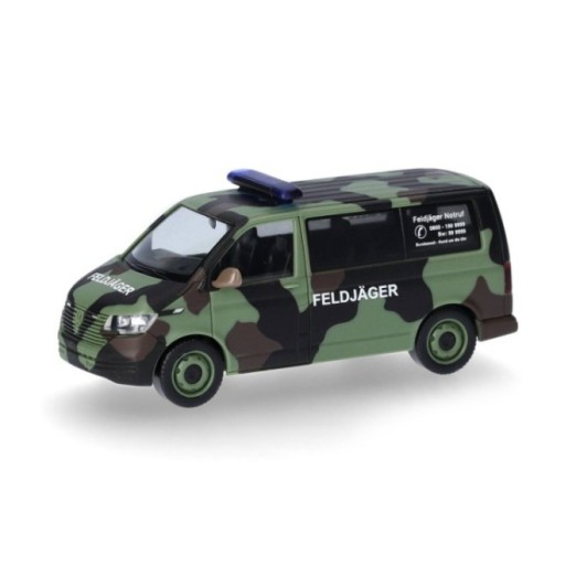 Herpa VW T 6.1 Bus Feldjäger Flecktarn