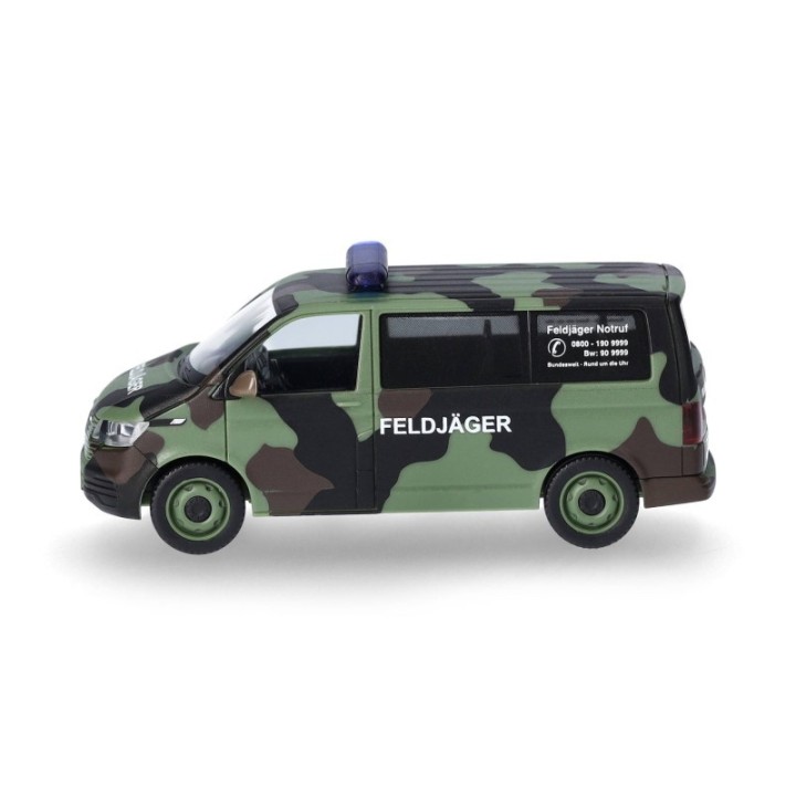 Herpa VW T 6.1 Bus Feldjäger Flecktarn – produktbillede 4