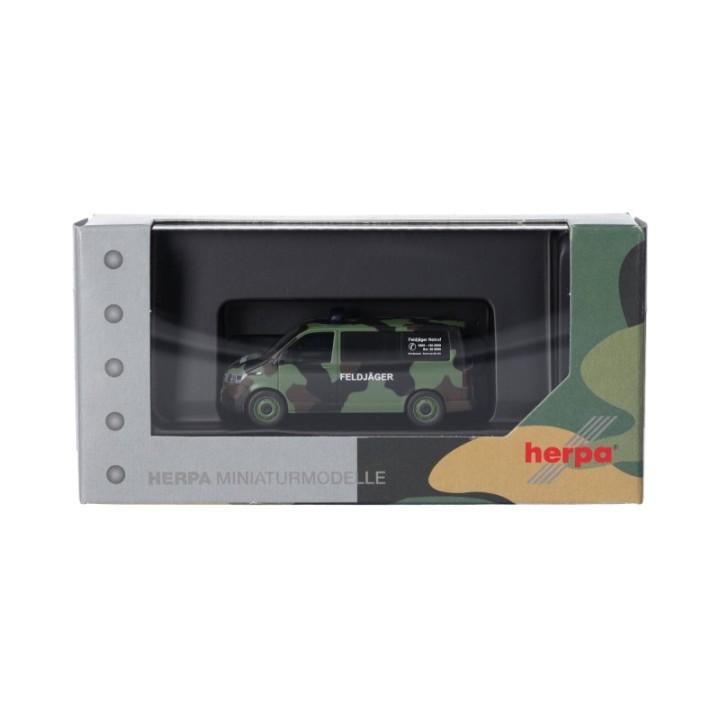 Herpa VW T 6.1 Bus Feldjäger Flecktarn – produktbillede 5