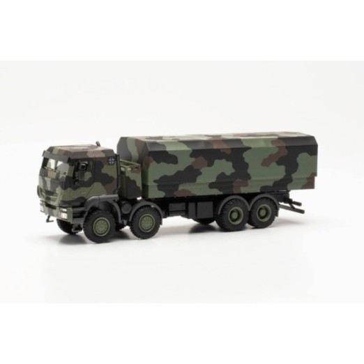 Herpa Iveco Trakker 8x8 geschützt ladn-LKW Flecktarndesign