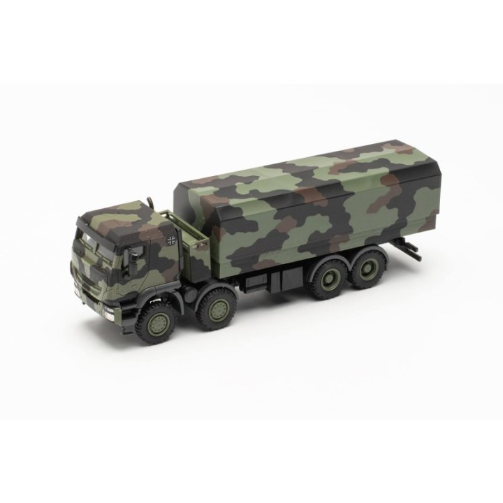 Herpa Iveco Trakker 8x8 geschützt ladn-LKW Flecktarndesign – produktbillede 3