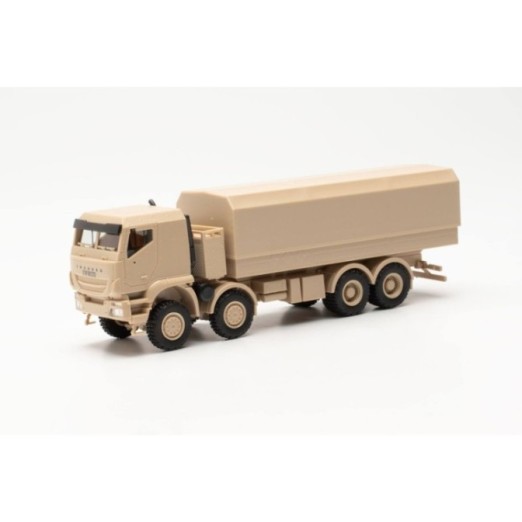 Herpa Iveco Trakker 8x8 geschützt ladn-LKW sandbeige