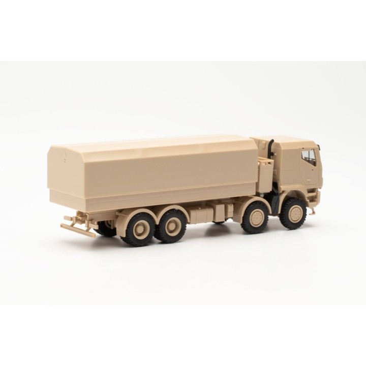 Herpa Iveco Trakker 8x8 geschützt ladn-LKW sandbeige – produktbillede 2