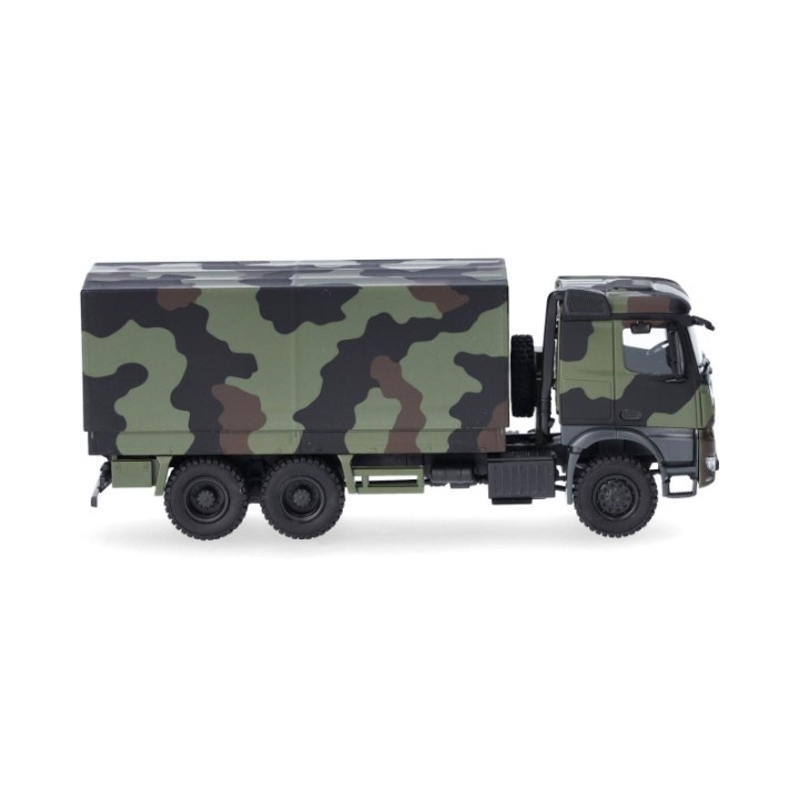 Herpa Mercedes-Benz Arocs 6x6 lad/presenning dekoreret – produktbillede 3