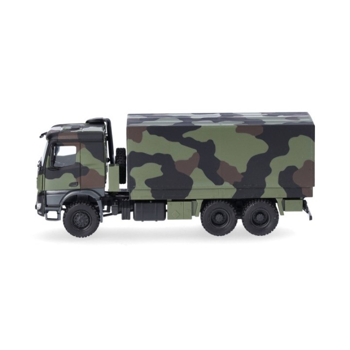 Herpa Mercedes-Benz Arocs 6x6 lad/presenning dekoreret – produktbillede 4