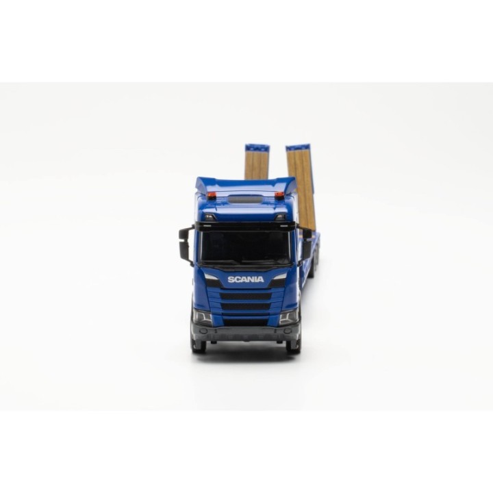 Herpa Scania CR ND Semitieflade-sættevognstræk Wehrtechnische Dienststelle für Waffen und Munition – produktbillede 4