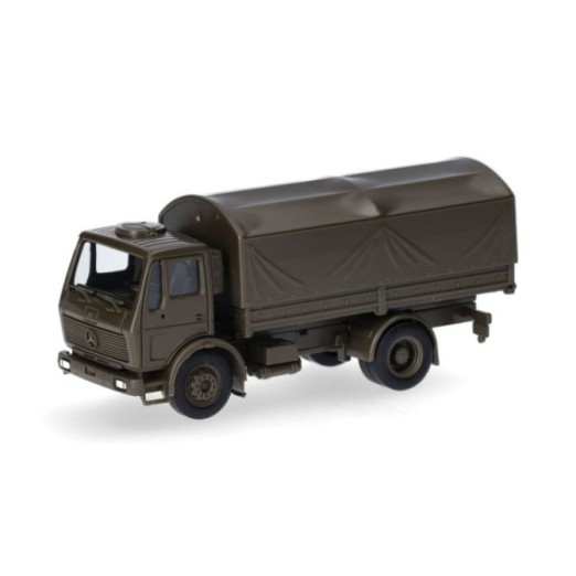 Herpa Mercedes-Benz NG LKW 5t ladn-LKW mit Rundpresenning 2-akslet Bundeswehr