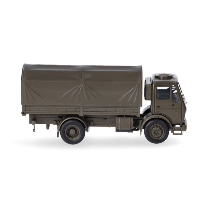 Herpa Mercedes-Benz NG LKW 5t ladn-LKW mit Rundpresenning 2-akslet Bundeswehr – produktbillede 3