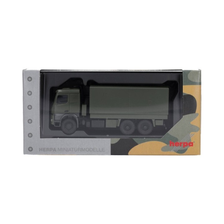 Herpa Mercedes-Benz Arocs 6x6 lad/presenning udekoreret – produktbillede 5
