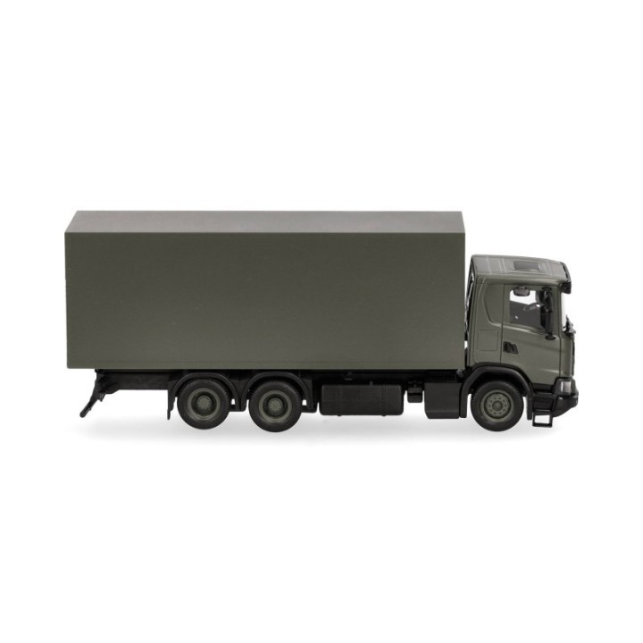 Herpa Scania XT17 Koffer-LKW 3-akslet Schwedische Armee – produktbillede 3