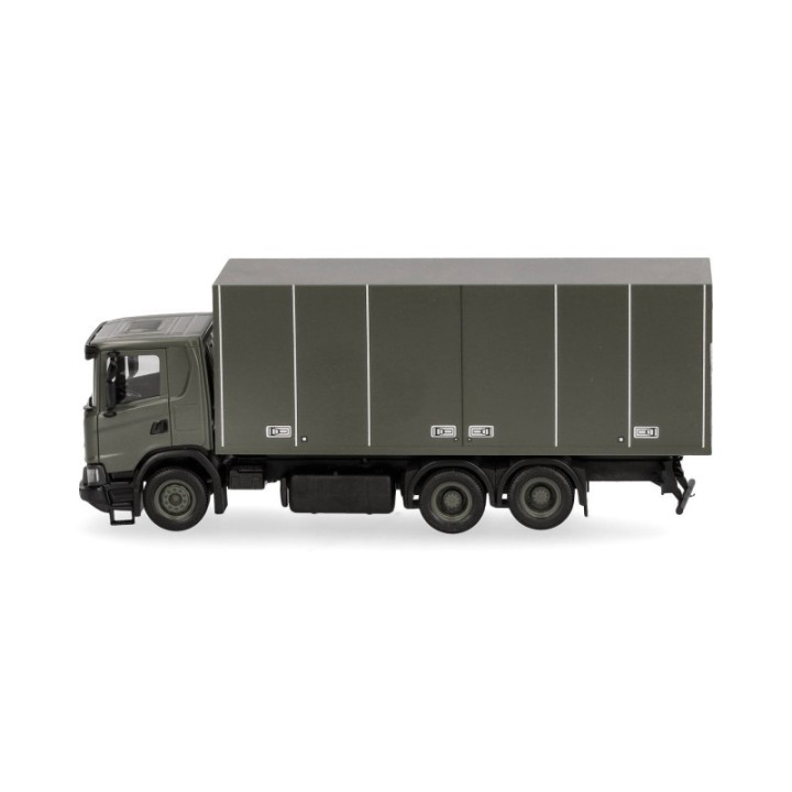 Herpa Scania XT17 Koffer-LKW 3-akslet Schwedische Armee – produktbillede 4