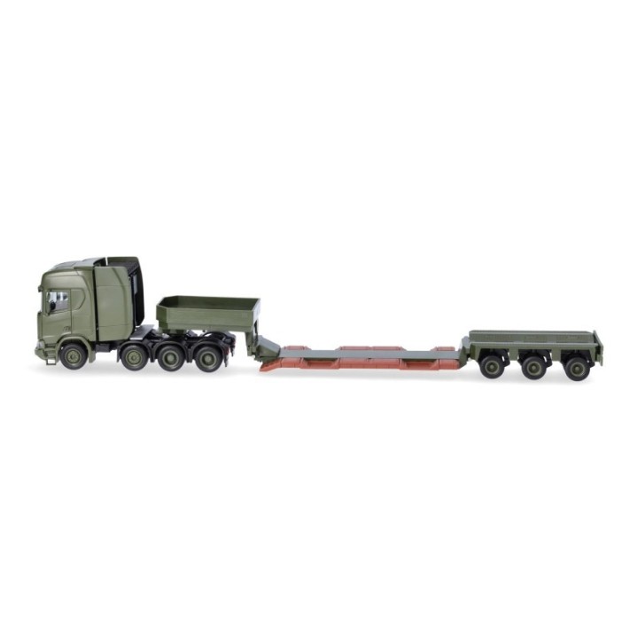 Herpa Scania CR 20 HD Tieflade-sættevognstræk Danish Army (DK) – produktbillede 4