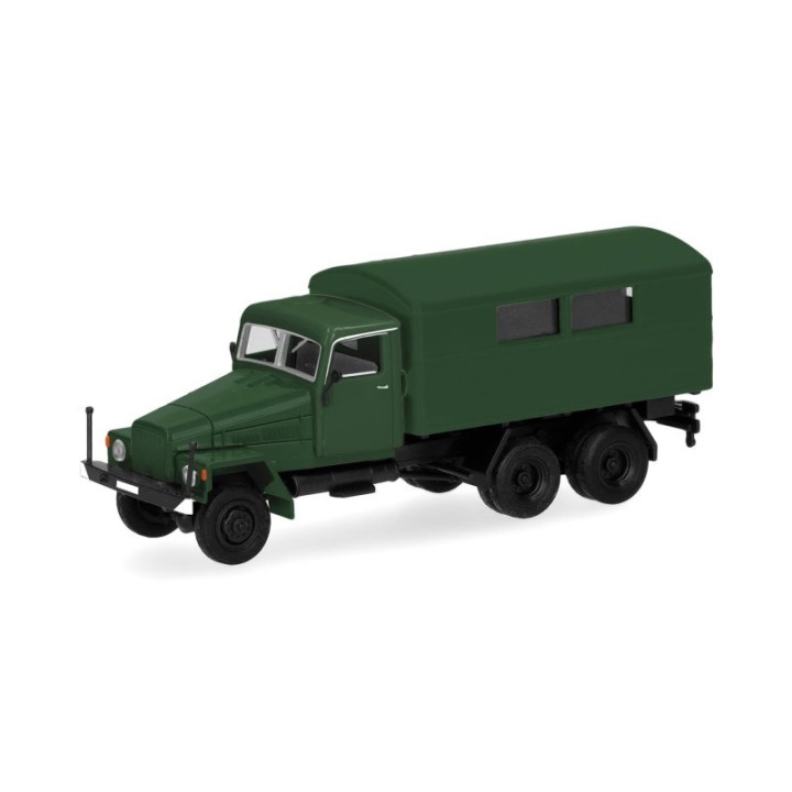 Herpa IFA G5 Koffer-LKW NVA-grøn