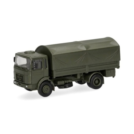 Herpa MAN F8 presenningn-LKW Bundeswehr