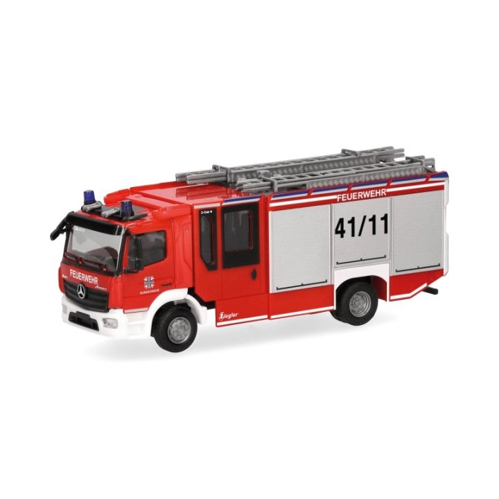 Herpa Mercedes-Benz Atego 13 Z-Cab Bundeswehr/Feuerwehr