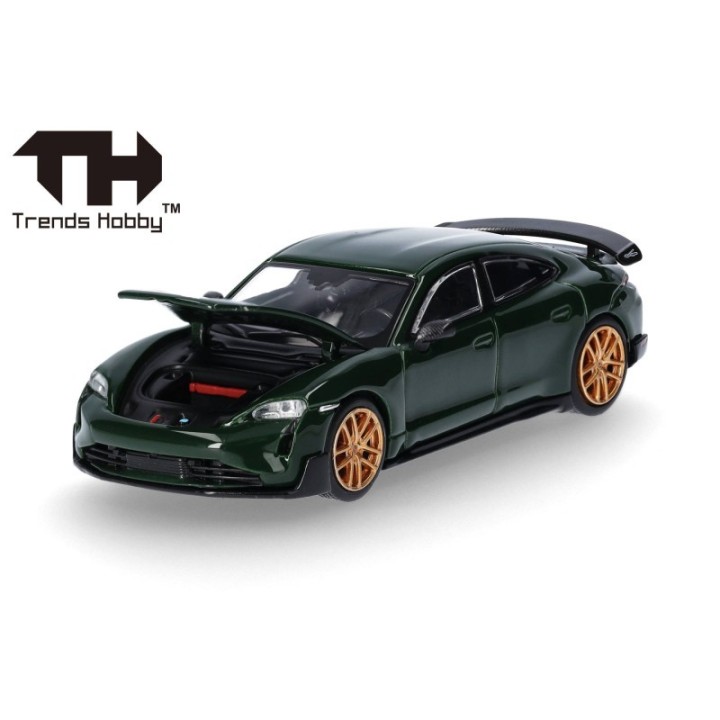 Herpa Porsche Taycan Turbo GT grøn – produktbillede 2
