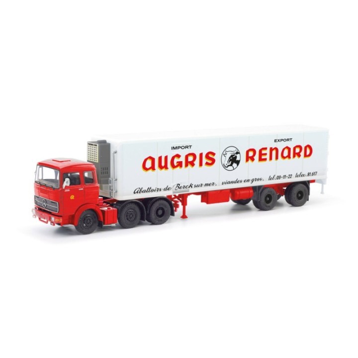 Herpa Mercedes-Benz LPS 2032 kølekasse-sættevognstræk Augris Renard (Frankreich/Berck sur Mer)