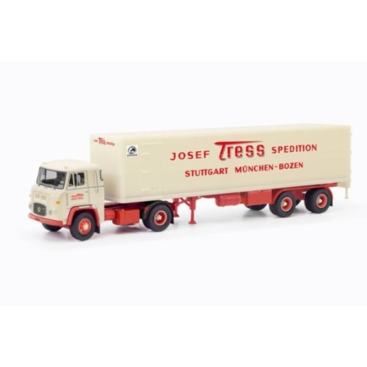 Herpa Scania Vabis LB 76 kasse-sættevognstræk Tress