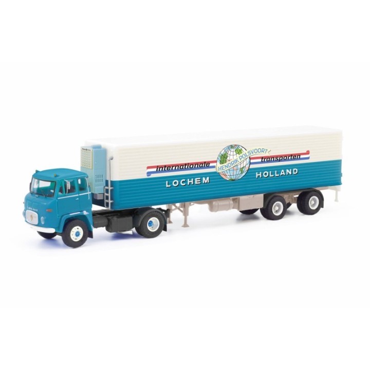 Herpa Scania Vabis LB 76 kølekasse-sættevognstræk Polsvoort