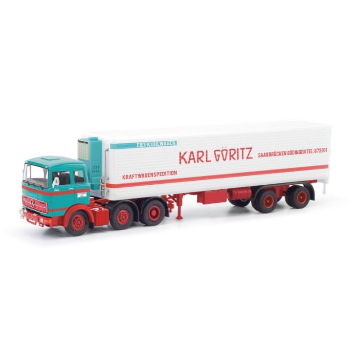 Herpa Mercedes-Benz LPS 2032 kølekasse-sættevognstræk Karl Göritz