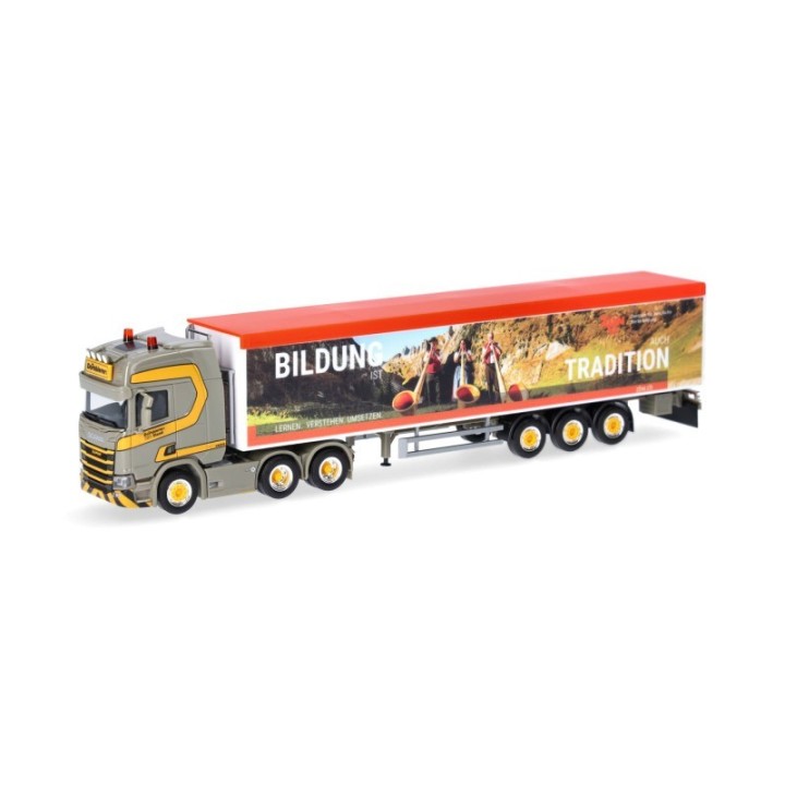 Herpa Scania CR 20 HD gående gulv-sættevognstræk Dornbierer