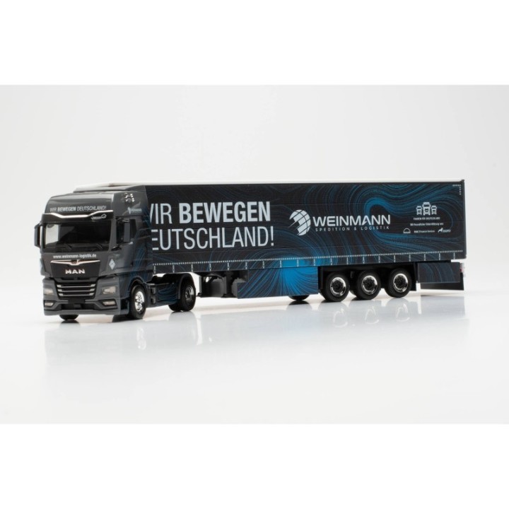 Herpa MAN TGX GX gardintrailer-sættevognstræk Weinmann/Wir bewegen Deutschland/MAN Truck & Bus SE – produktbillede 4