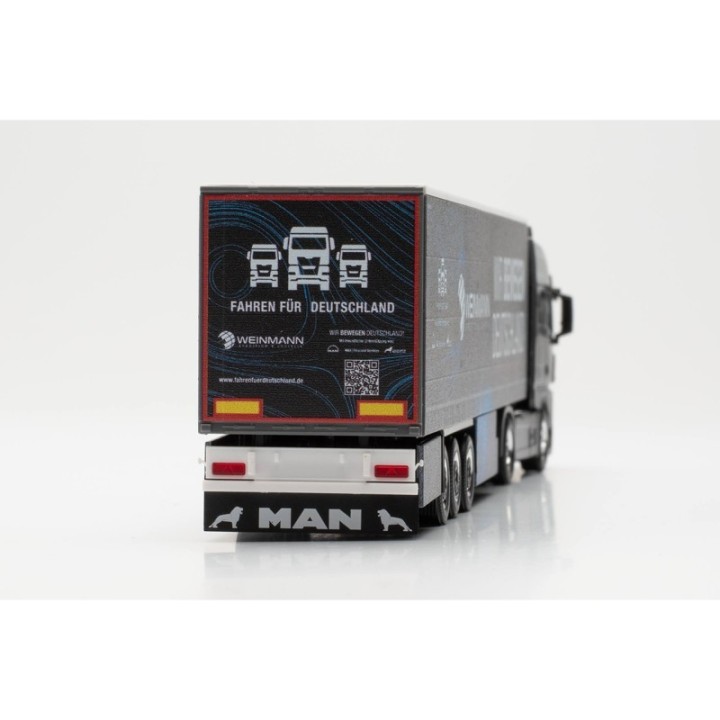 Herpa MAN TGX GX gardintrailer-sættevognstræk Weinmann/Wir bewegen Deutschland/MAN Truck & Bus SE – produktbillede 5