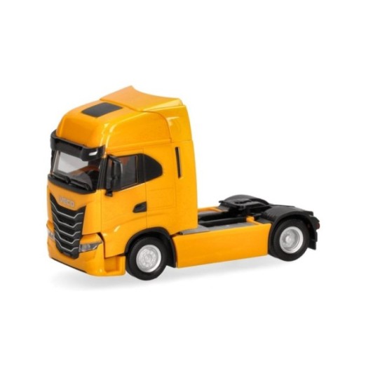 Herpa Iveco S-Way (MY24) trækker 2-akslet chromgul